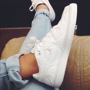 NEW Nike Son Of Force Triple White